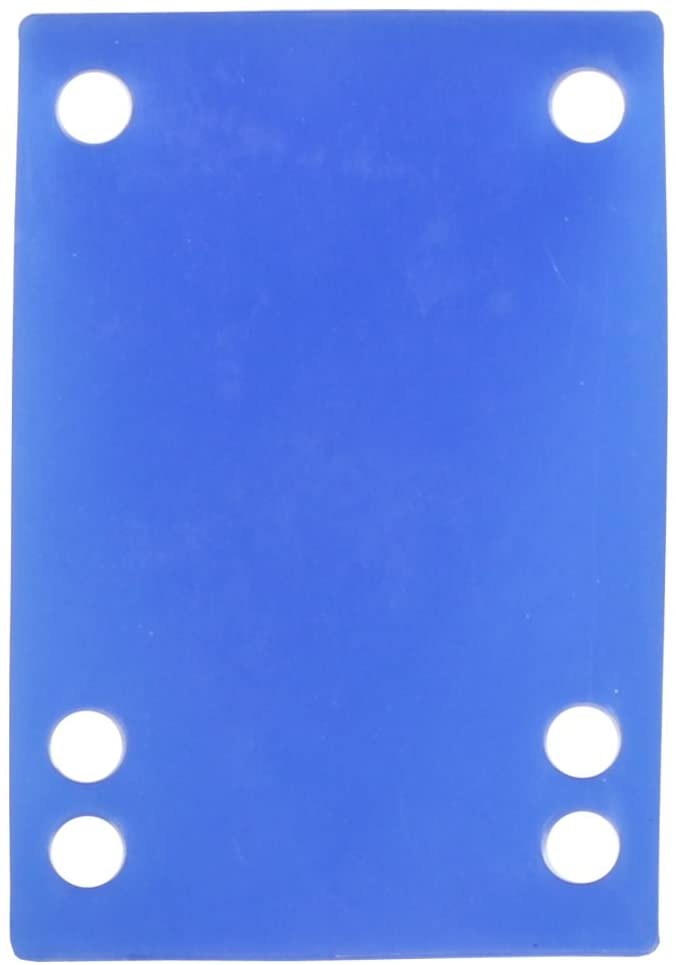 Rubber Skateboard Riser Blue 1/8