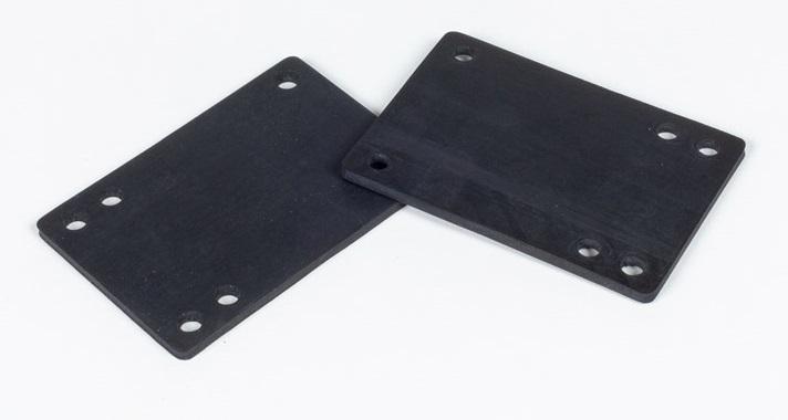 Rubber Skateboard Riser 3mm 1pair