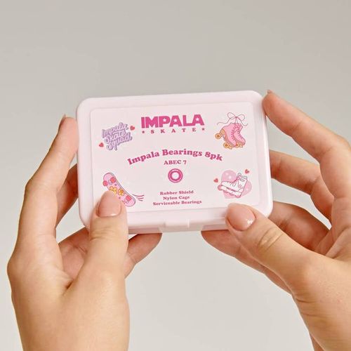 Impala Abec7 Bearings 8 Pack Pink