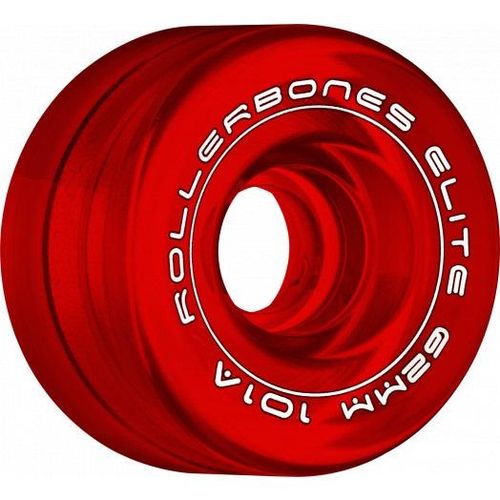 גלגלים לגלגליות Rollerbones Art Elite Competition Wheels Clear Red 62mm 101A 8pk