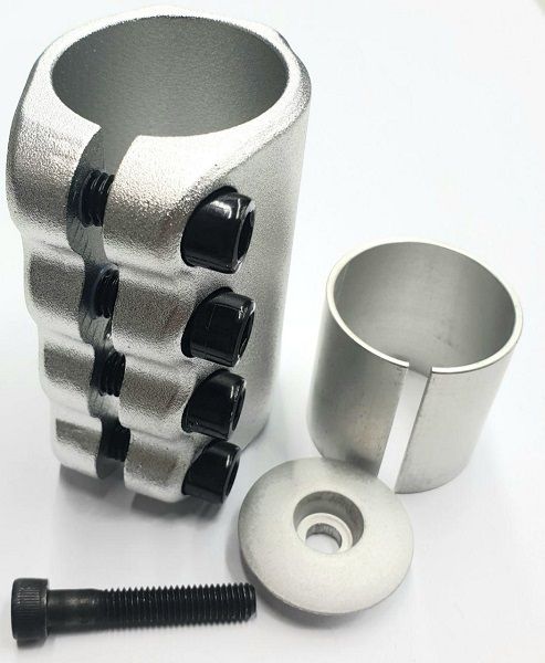 GRIT SCS CLAMPS 4 BOLTS - POLISHED