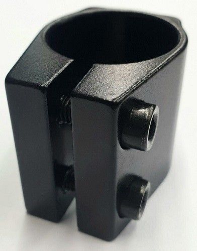 Grit Double Clamp 31.8mm Anodized Black