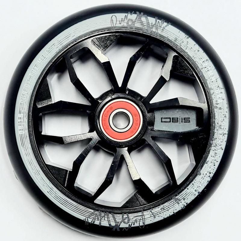 גלגל ליבת מתכת לקורקינט פעלולים Run Of The Mill 120mm Alloy Core Wheel Black