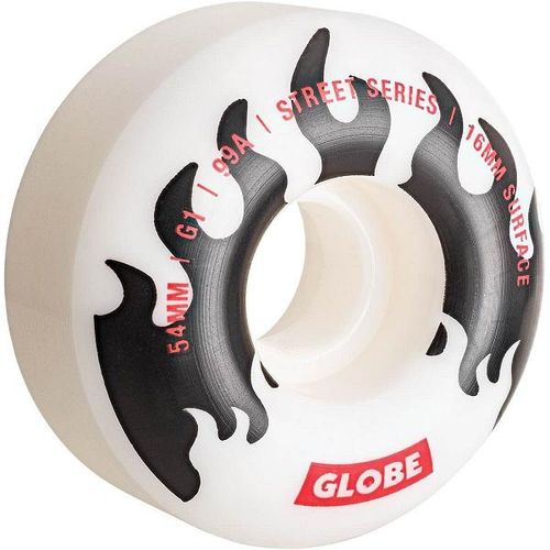 Globe G1 Street Wheel White/Black/Flames 54mm