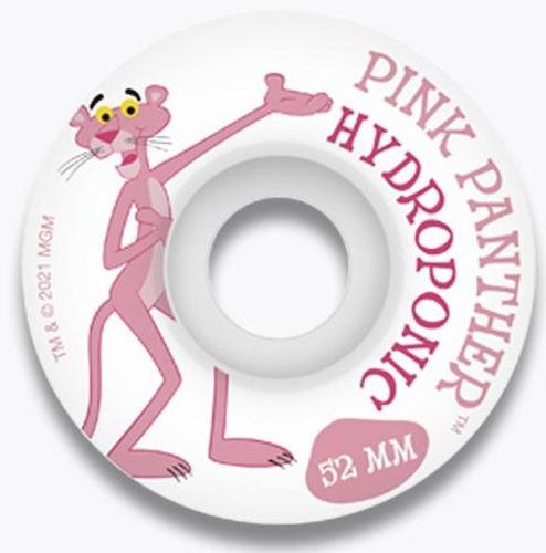 Hydroponic The Pink Panther White Skate Wheels 52mm 100A