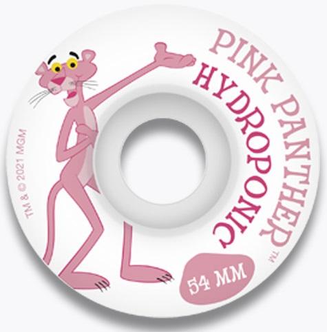 Hydroponic The Pink Panther White Skate Wheels 54mm 100A
