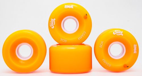 HONDAR JUICE WHEELS 65mmX32mm 80A ORANGE SET OF 4