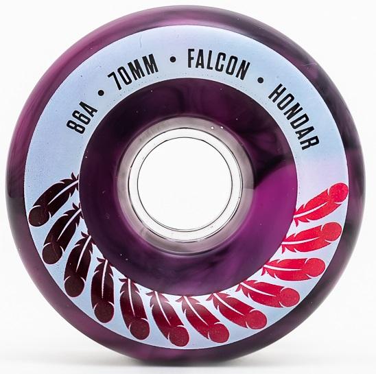 HONDAR FALCON WHEELS 70mmX31mm 86A PINK SET OF 4