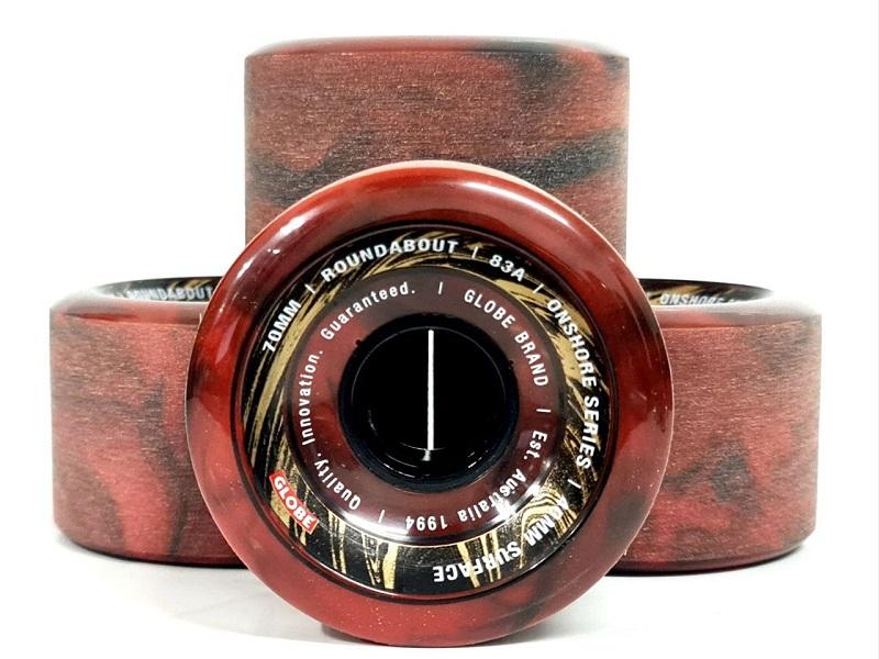 Globe Roundabout Onshore Wheels 70mm/40mm 83A RED