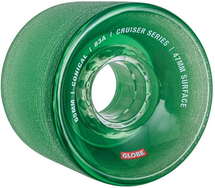 Globe Conical Cruiser Wheels Clear Forest 65mm
