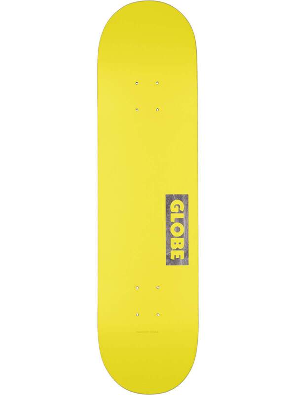 קרש לסקייטבורד Globe 7.75 Goodstock	Neon Yellow	Street Deck