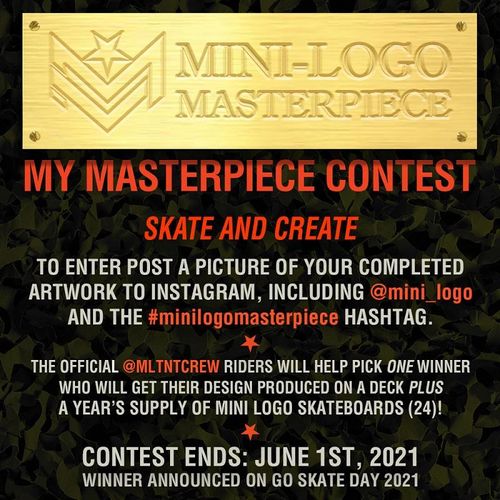 MINI LOGO MASTERPIECE LANDSCAPE 7.5 X 30.7 SKATEBOARD DECK