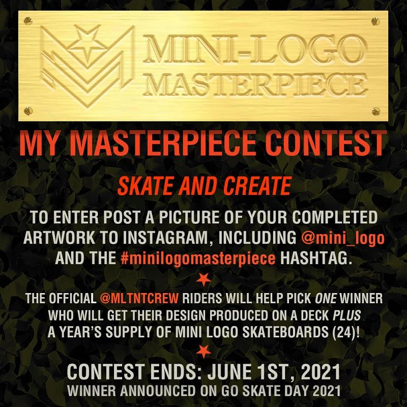 MINI LOGO MASTERPIECE LANDSCAPE 7.5 X 30.7 SKATEBOARD DECK