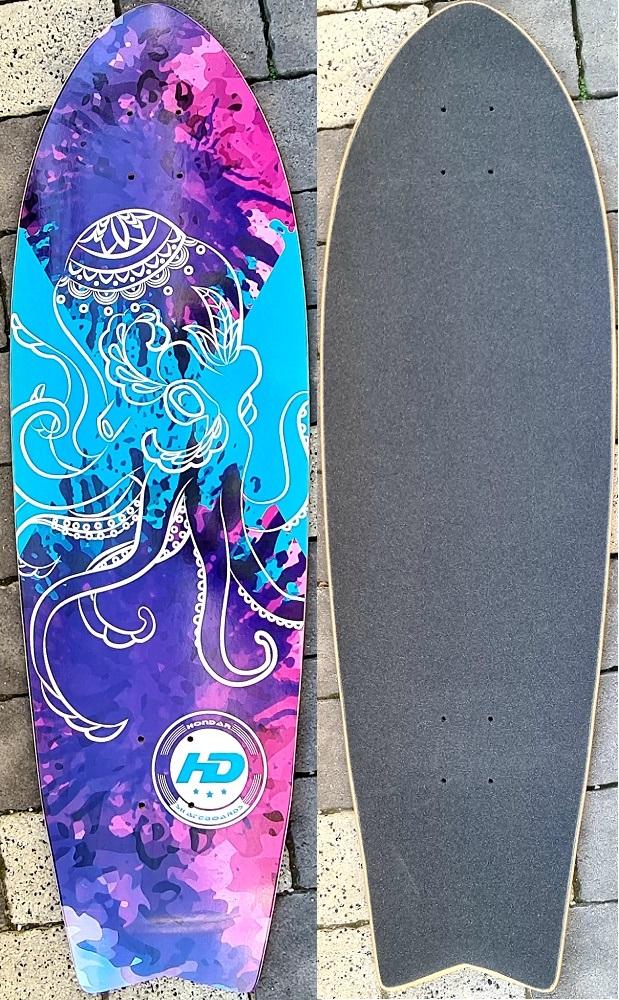 HONDAR 33 OCTOPUS SURFSKATE DECK ONLY