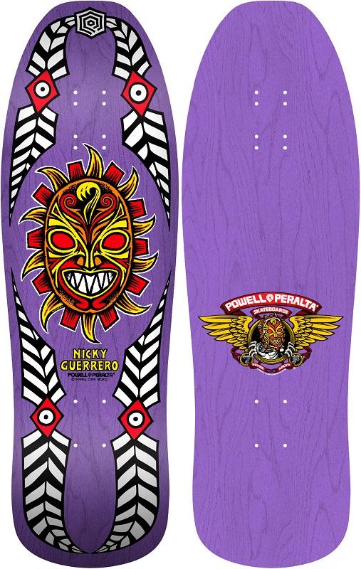 Powell Peralta Nicky Guerrero Mask Deck Purple 10 x 31.75