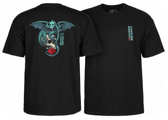 חולצה Powell Peralta T-shirt Dragon Skull Black-S