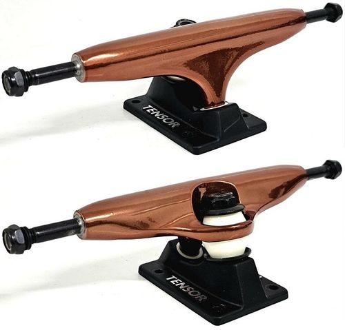 TENSOR SKATE BLACK BRONZE TRUCKS 6.0''