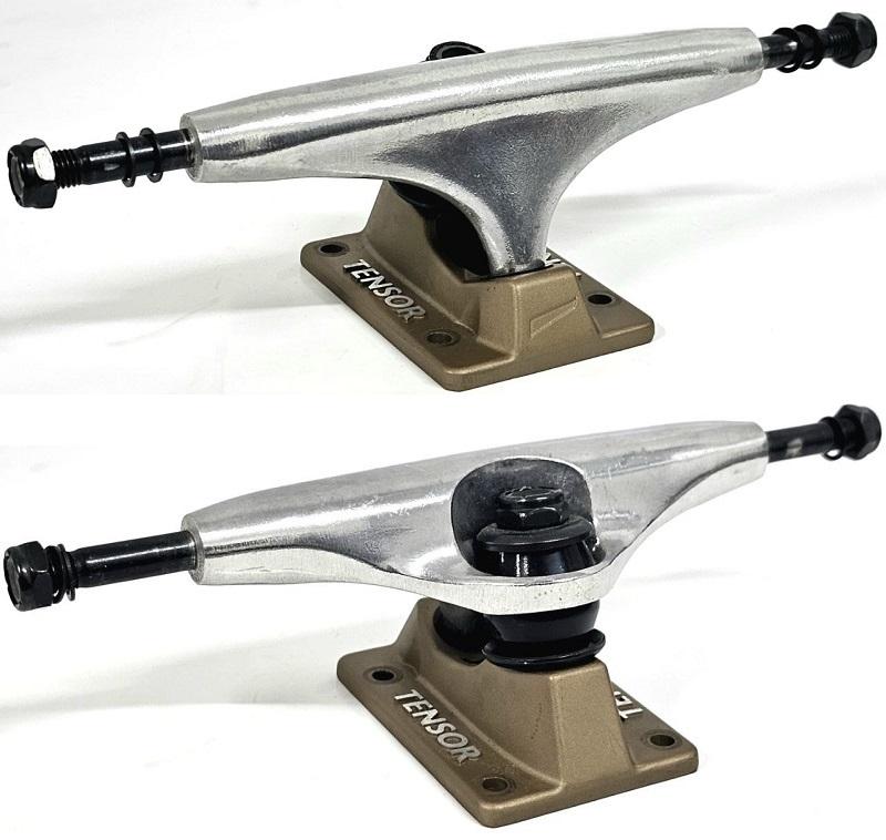 TENSOR SKATE BRONZE/POLISHED TRUCKS 5.375