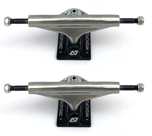 HYDROPONIC SILVER BLACK SKATE TRUCKS 5.5