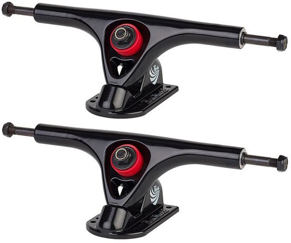 Paris V2 195mm 50º BLACK SET OF 2 TRUCKS