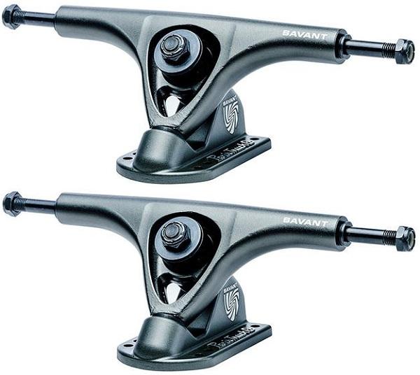 PARIS SAVANT 165mm 50º Longboard Trucks  GUNMETAL GREY