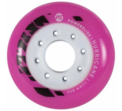 POWERSLIDE Hurricane Wheels 72MM 85A Pink 4pcs
