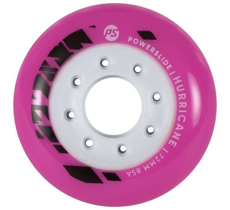 POWERSLIDE Hurricane Wheels 72MM 85A Pink 4pcs