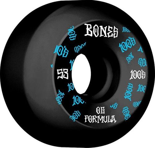 BONES OG Formula Skateboard Wheels 53mm V5 Sidecut 4pk