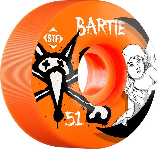 BONES WHEELS STF Bartie Angel 51mm Orange V1