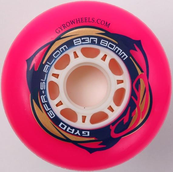 גלגל לרולרבליידס GYRO Slalom Pink 80mm