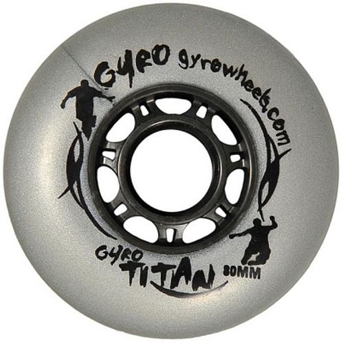 גלגל לרולרבליידס GYRO GFR Titan Silver 80mm