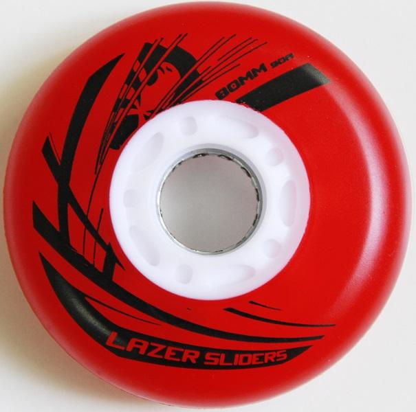 FLYING EAGLE LAZER SLIDERZ RED 4 PCS-76mm