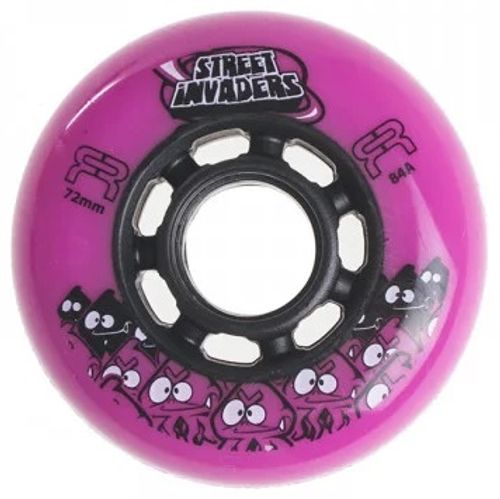 Seba Street Invaders set of 4 Wheels-72-Pink