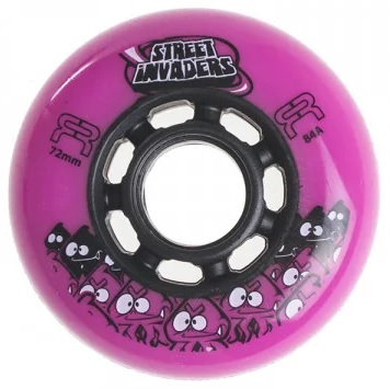 Seba Street Invaders set of 4 Wheels-72-Pink