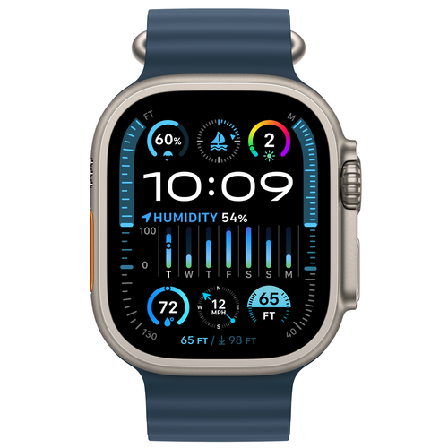 שעון חכם Apple Watch Ultra2 49MM Cellular Ocean Band OS כחול