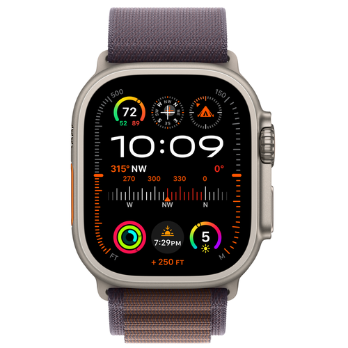 שעון חכם Apple Watch Ultra2 49MM Cellular Ocean Band OS כחול