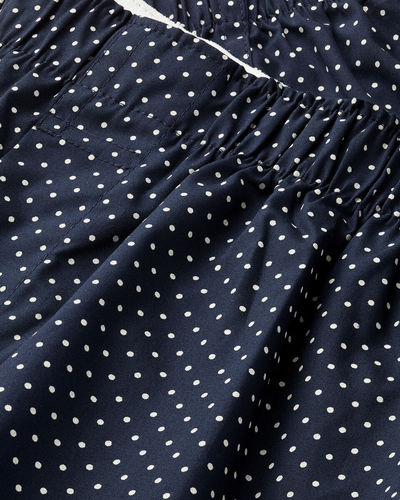  תחתוני בוקסר -Navy printed dot woven boxers