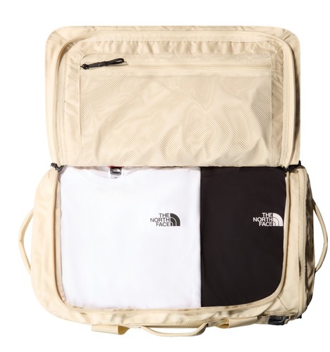 תיק נסיעות BASE CAMP VOYAGER DUFFEL 32L  קרם שחור - The North Face