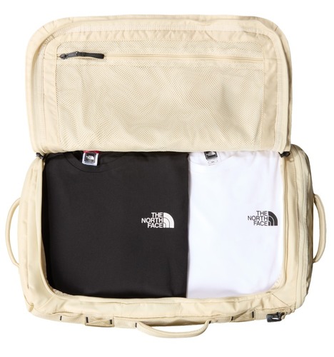 תיק נסיעות BASE CAMP VOYAGER DUFFEL 32L  קרם שחור - The North Face