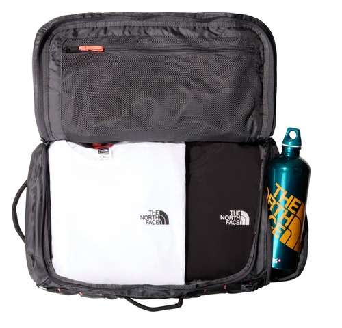 תיק נסיעות BASE CAMP VOYAGER DUFFEL 32L  אפור אספלט כתום - The North Face