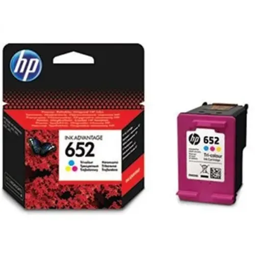 ראש דיו צבעוני  מקורי HP 652 F6V24AE