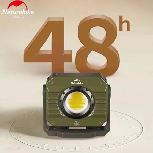 פנס תאורה נטענת לשטח עוצמתית 1200 לומינס NATUREHIKE FLOODLIGHT