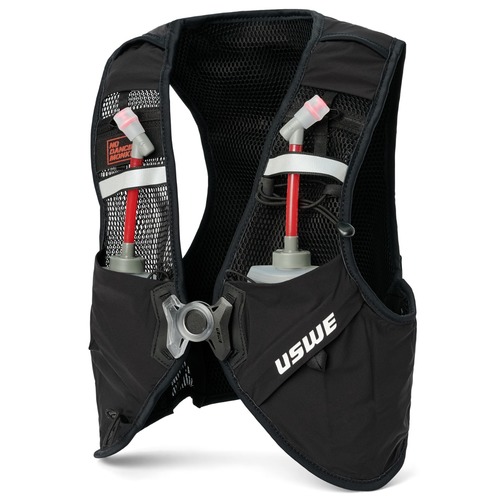 וסט ריצה שחור קרבון - USWE PACE 8L TRAIL RUNNING VEST