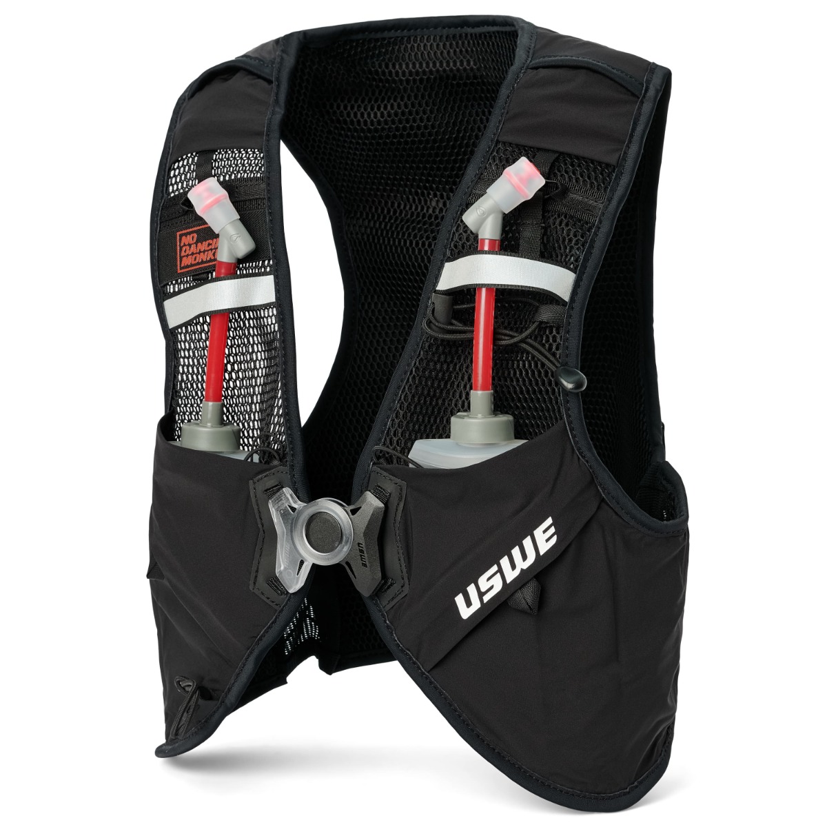 וסט ריצה שחור קרבון - USWE PACE 8L TRAIL RUNNING VEST
