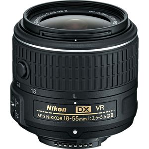 עדשה Nikon AF-S DX 18-55mm f/3.5-5.6G VR II - יד שניה!