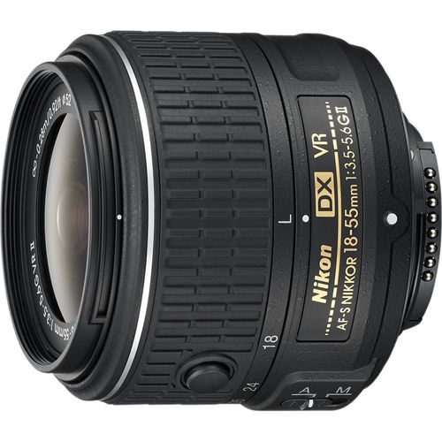 עדשה Nikon AF-S DX 18-55mm f/3.5-5.6G VR II - יד שניה!