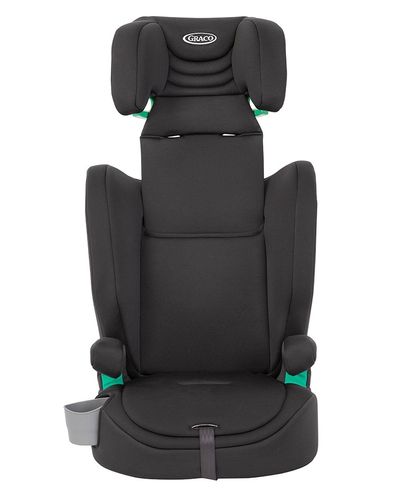 כסא בטיחות ובוסטר אלדורה Eldura R129 עם הגנת צד SAFETY SURROUND ומתקן כוס מובנה - שחור Midnight