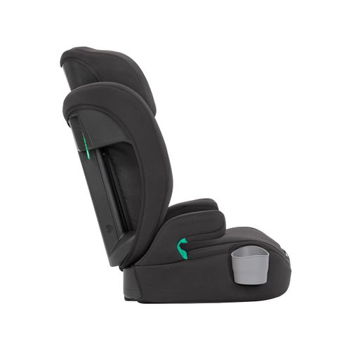 כסא בטיחות ובוסטר אלדורה Eldura R129 עם הגנת צד SAFETY SURROUND ומתקן כוס מובנה - שחור Midnight