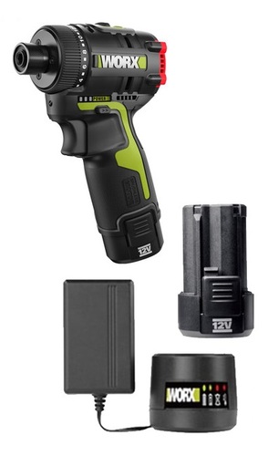 מברגה 12V כולל 2 סוללות 2A ומטען WORX