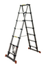 סולם טלסקופי 11X2 כפול KR-6.5 DUBLE-X מבית Krauss